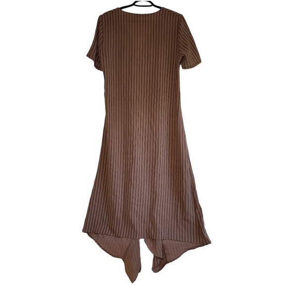 ZARA GATHERED DRESS WITH RUFFLE TRIM SIZE L - Picture 7 of 7